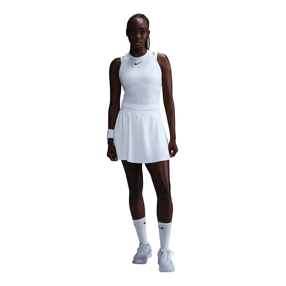 Nike Womens Advntg Hi-Waisted Skirt in White Color