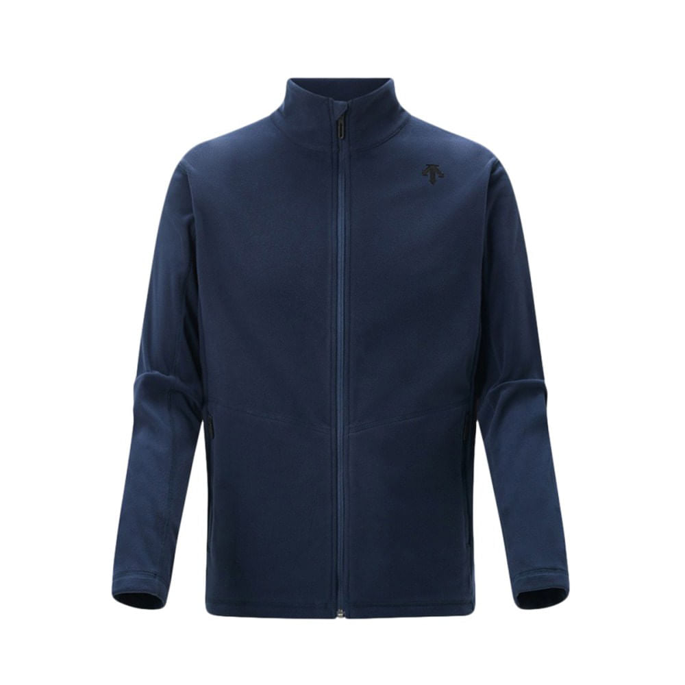 Descente Mens Fleece Jacket in Blue Color