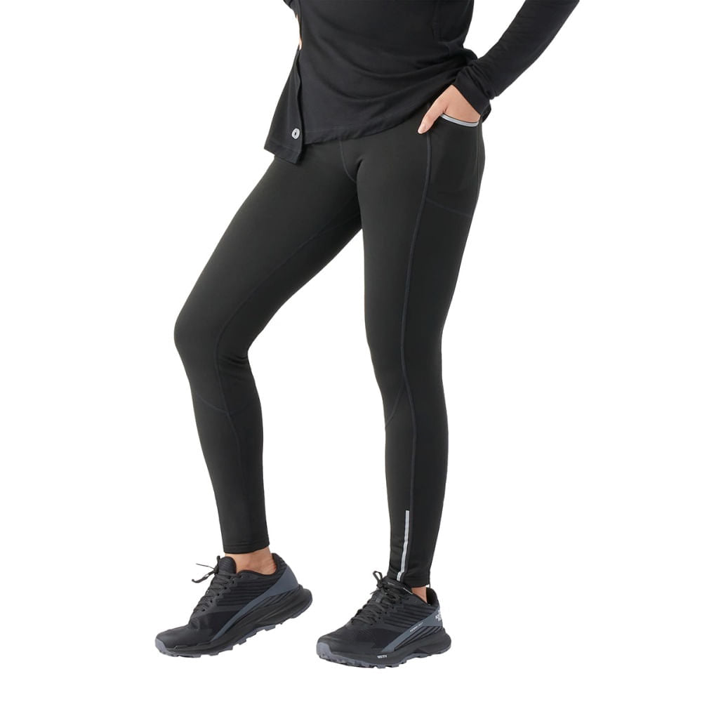 W ACTV FLC TIGHT | BLACK