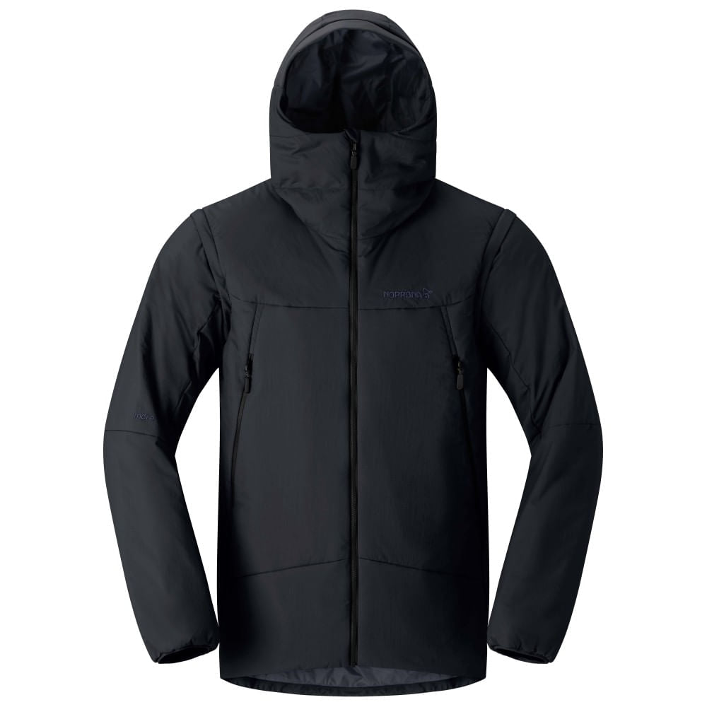 Norrona Mens More Thermo 60 Jacket Midlayer in Black Color