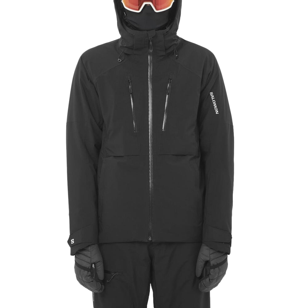 Salomon Mens Brilliant 2.0 Jacket M Midlayer in Black Color