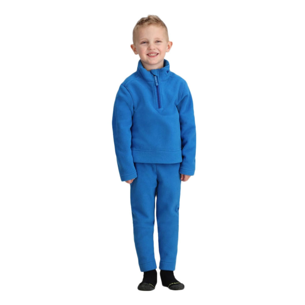 Obermeyer Unisex Ultra Gear Zip Top Midlayer in Blue Color
