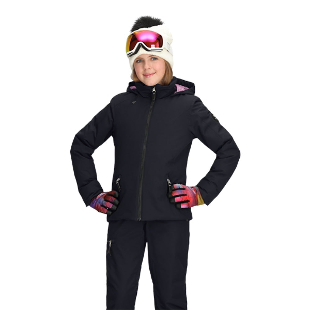 Obermeyer Kids Rylee Jacket Skiing & Snowboarding Jackets in Black Color
