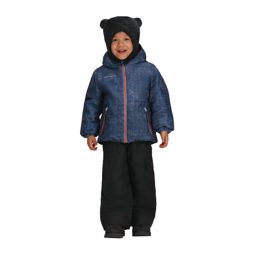 Obermeyer Kids Ashor Jacket Midlayer in Black Color