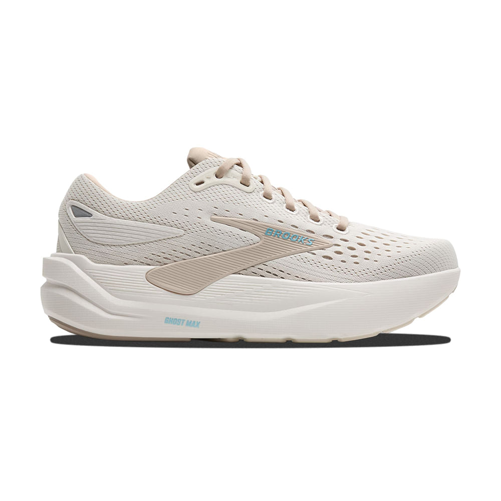 Brooks Womens Ghost Max 3 Running Shoes in White Color