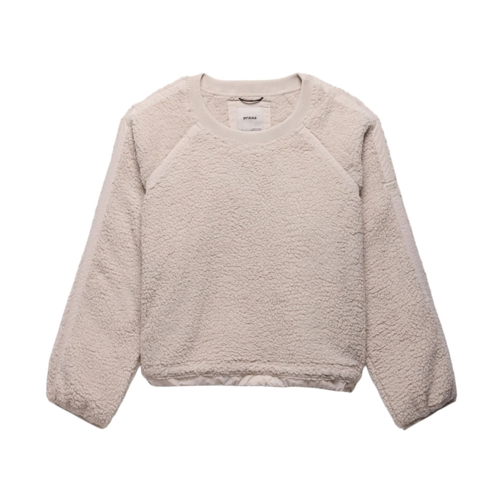 ENCINITAS FLEECE CREW | ALMOND