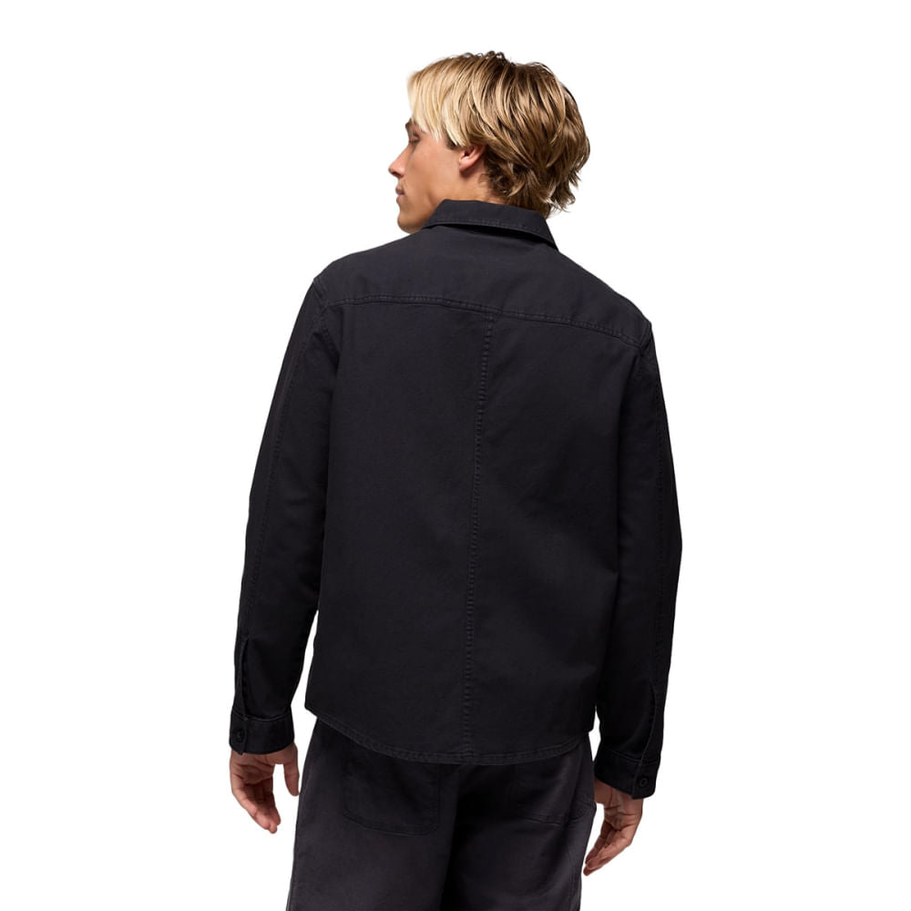 Prana Mens Rock Ridge Overshirt Midlayer in Black Color