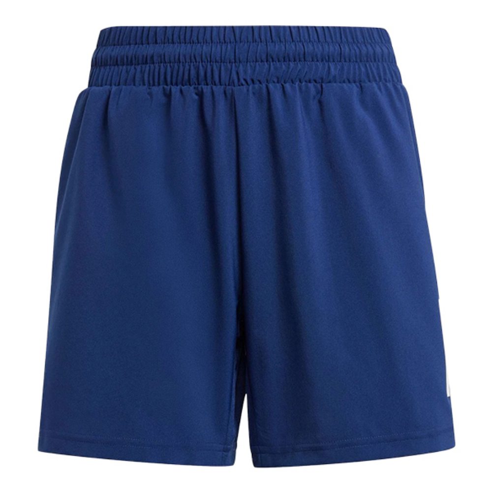 Adidas Kids Club 3 Stripe Short in Blue Color