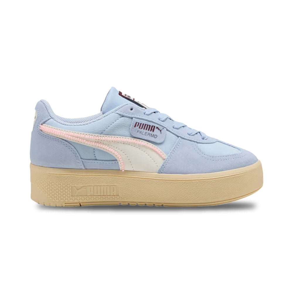 Puma Womens Palermo Elevata Gentle Sneakers in Blue Color
