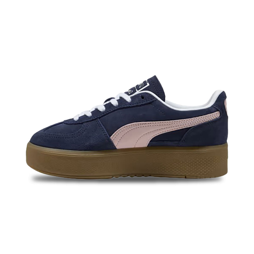 Puma Womens Palermo Elevata Sneakers in Blue Color