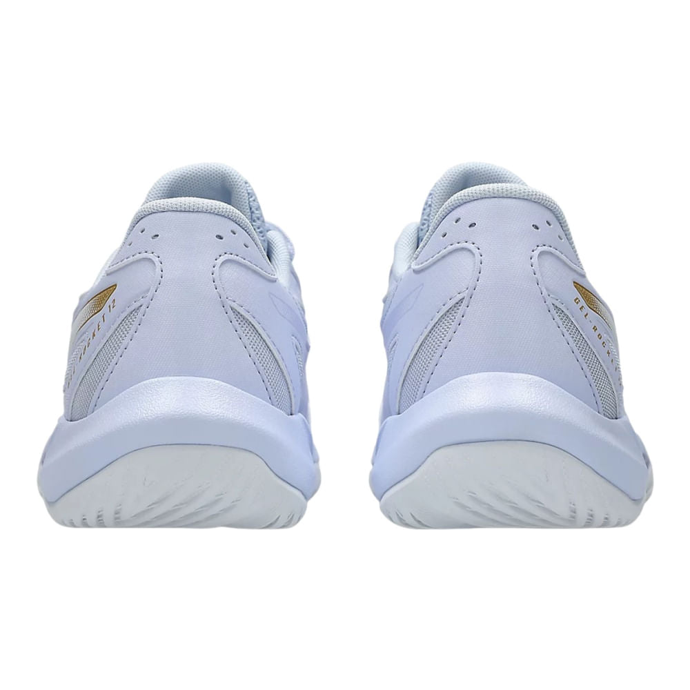 Asics Womens GEL-Rocket 12 Squash Shoes in Blue Color