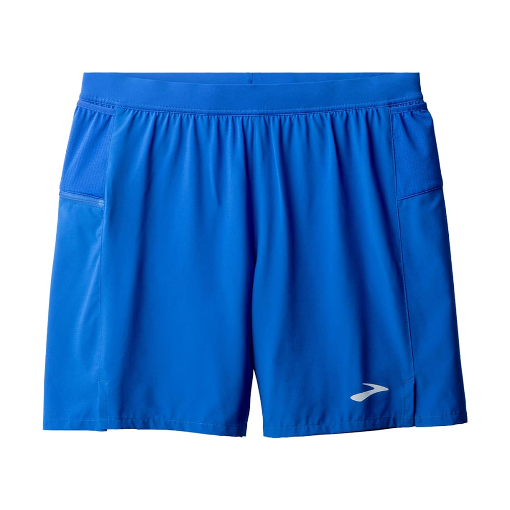 Brooks Mens Journey 7 2-In-1 Short in Blue Color