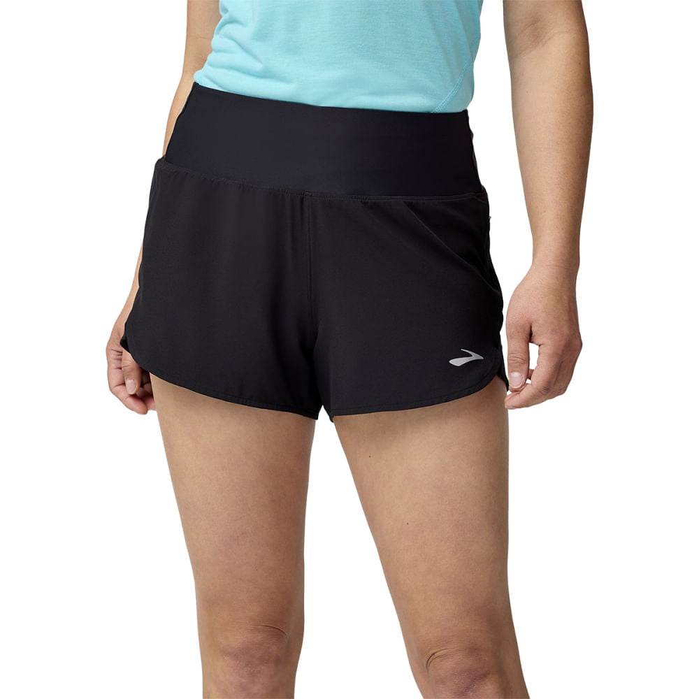Brooks Womens Chaser 3 Short 2.0 Shorts in Blue Color