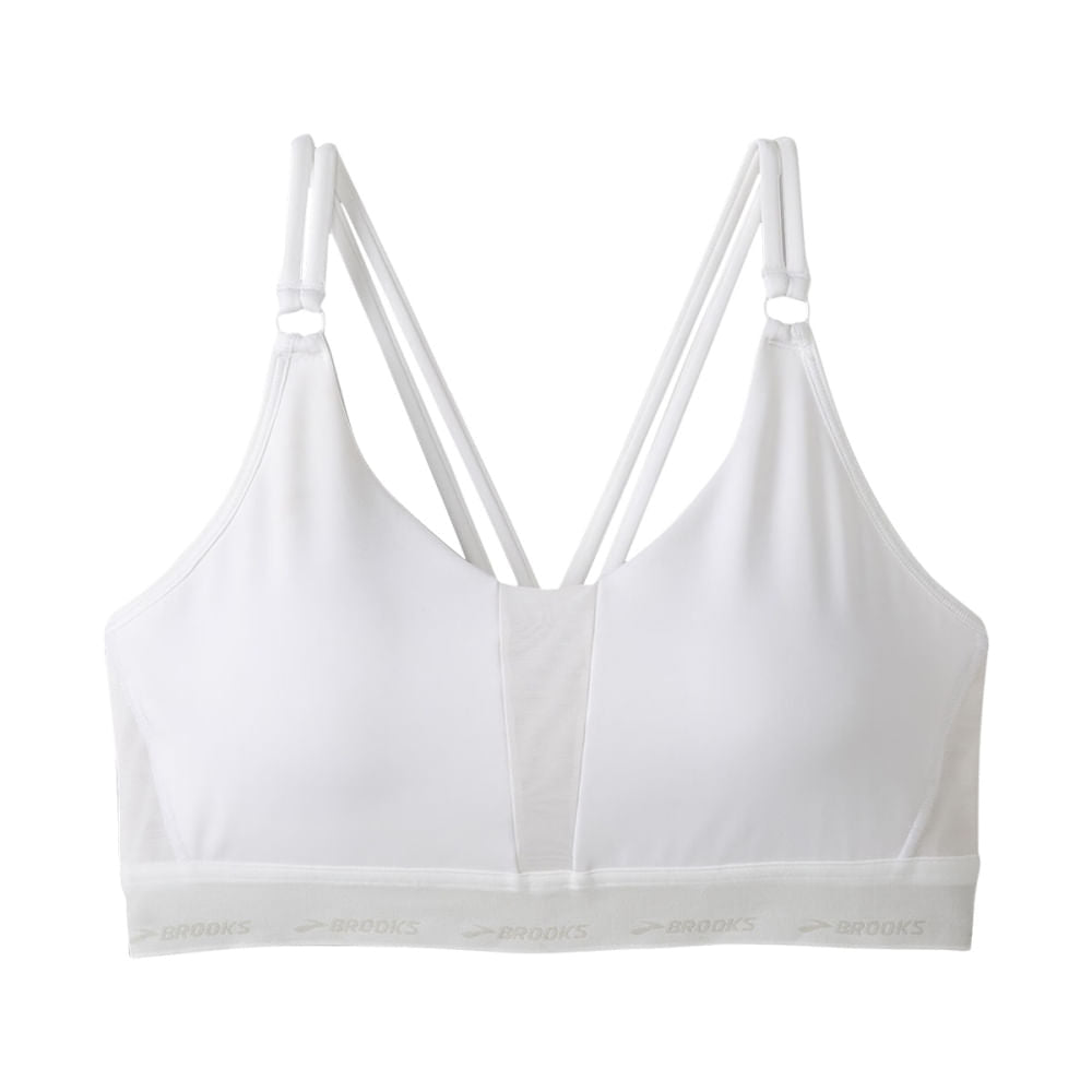 Brooks Womens Plunge 3.0 Sports Bra Sports Bras in White Color