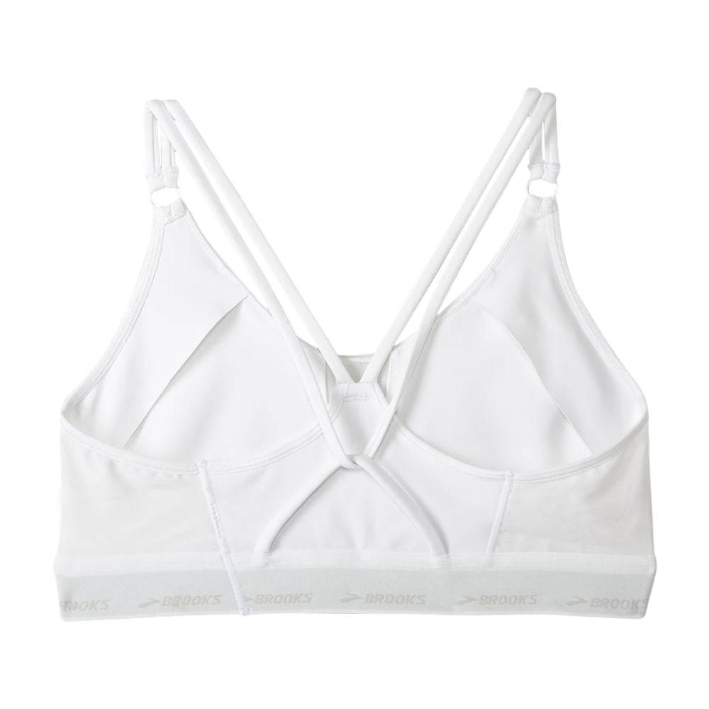 Brooks Womens Plunge 3.0 Sports Bra Sports Bras in White Color