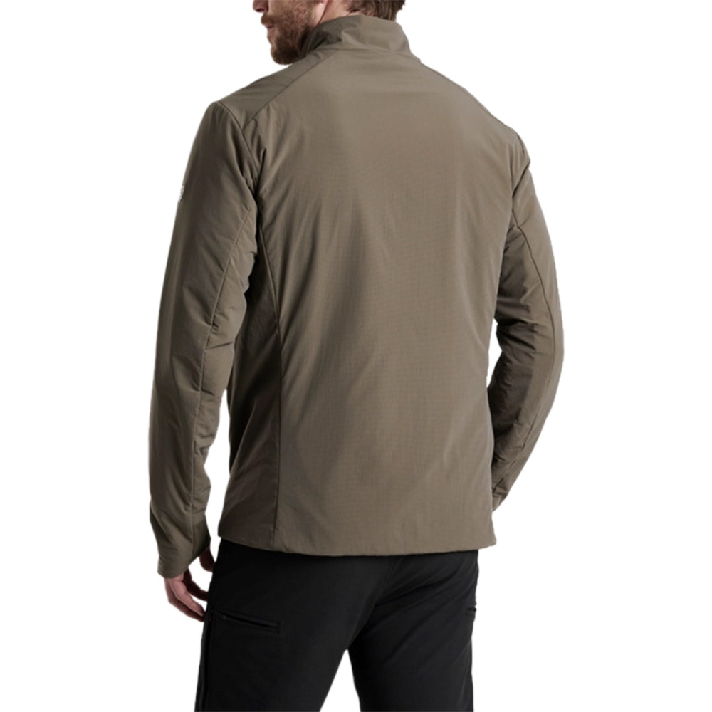 Kuhl Mens Aerolight Jacket Midlayer in Khaki Color