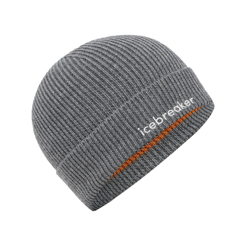 Icebreaker Unisex Merino All Day Toque Bea Winter Hats in Grey Color