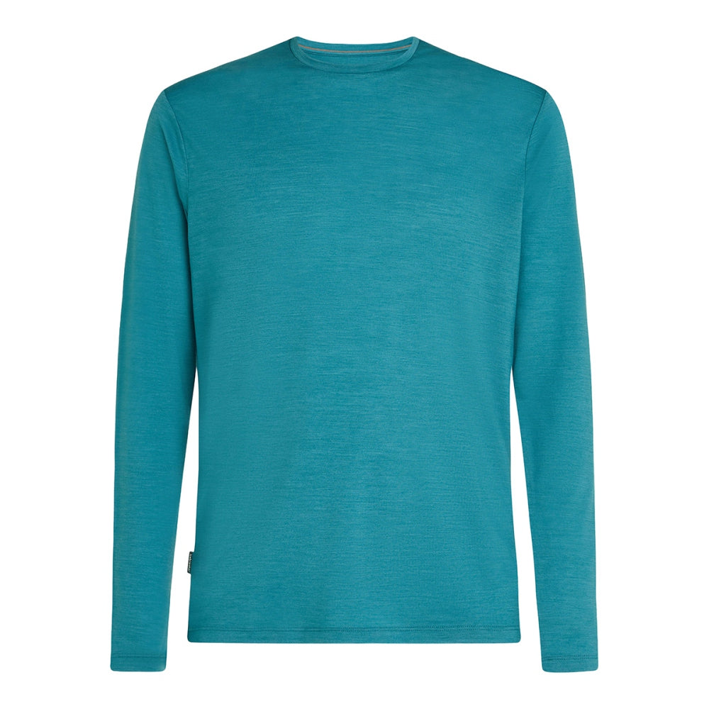 Icebreaker Mens 125 Coollite Spheremer Tops in Green Color