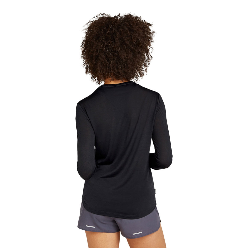 Icebreaker Womens 125 Cool-Lite? Sphere Tops in Black Color