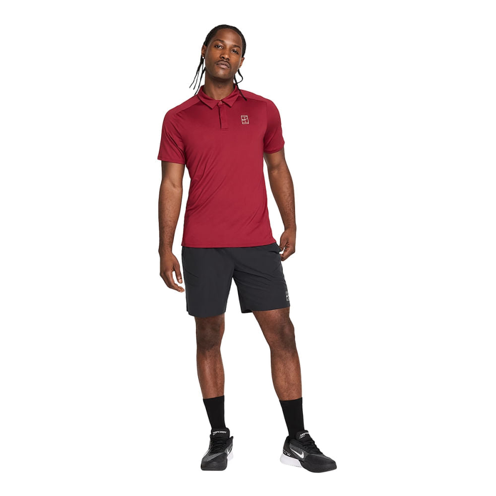 Nike Mens Nikecourt Adv 8In Shorts in Black Color