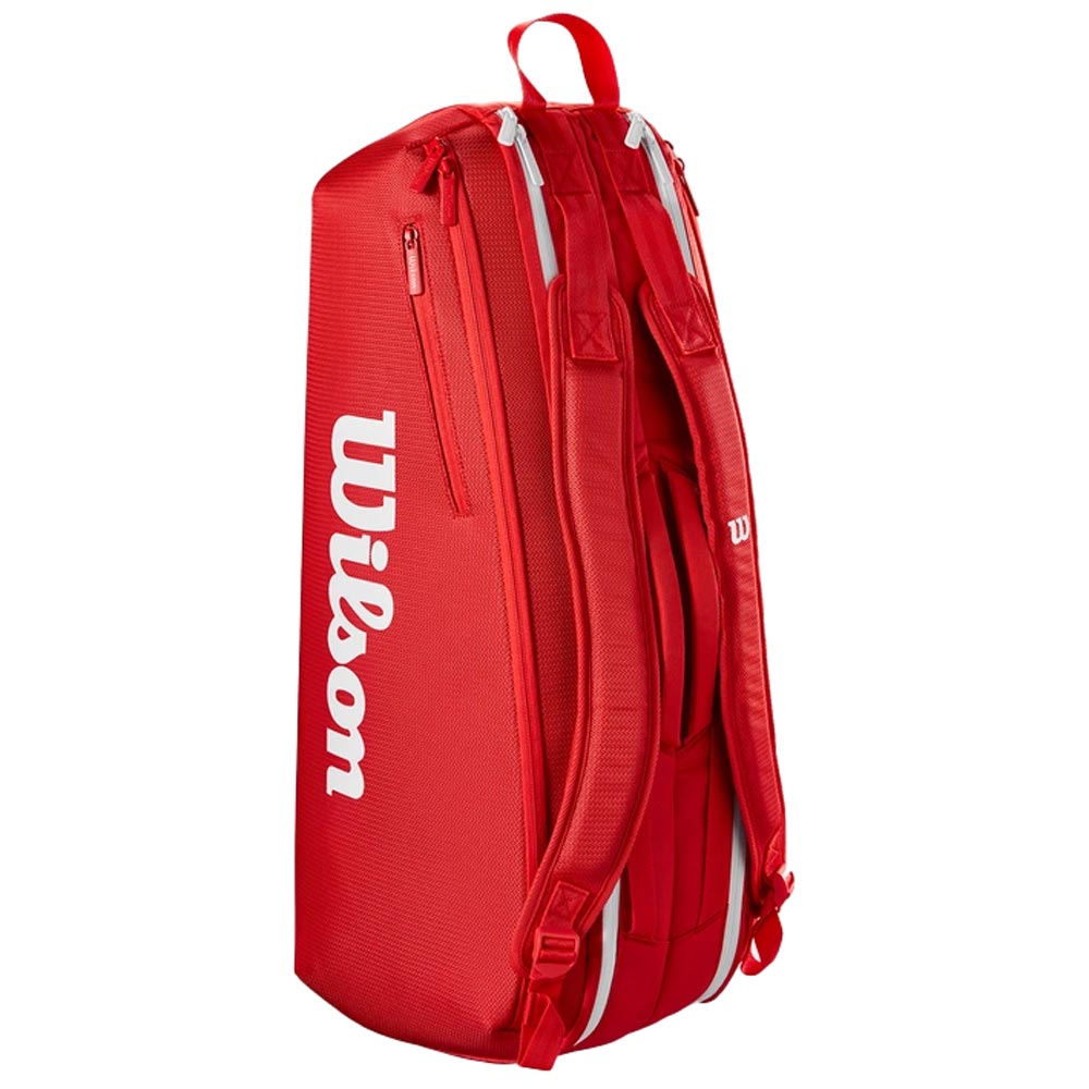 Wilson Super Tour Red 6Pk Bags in Red Color