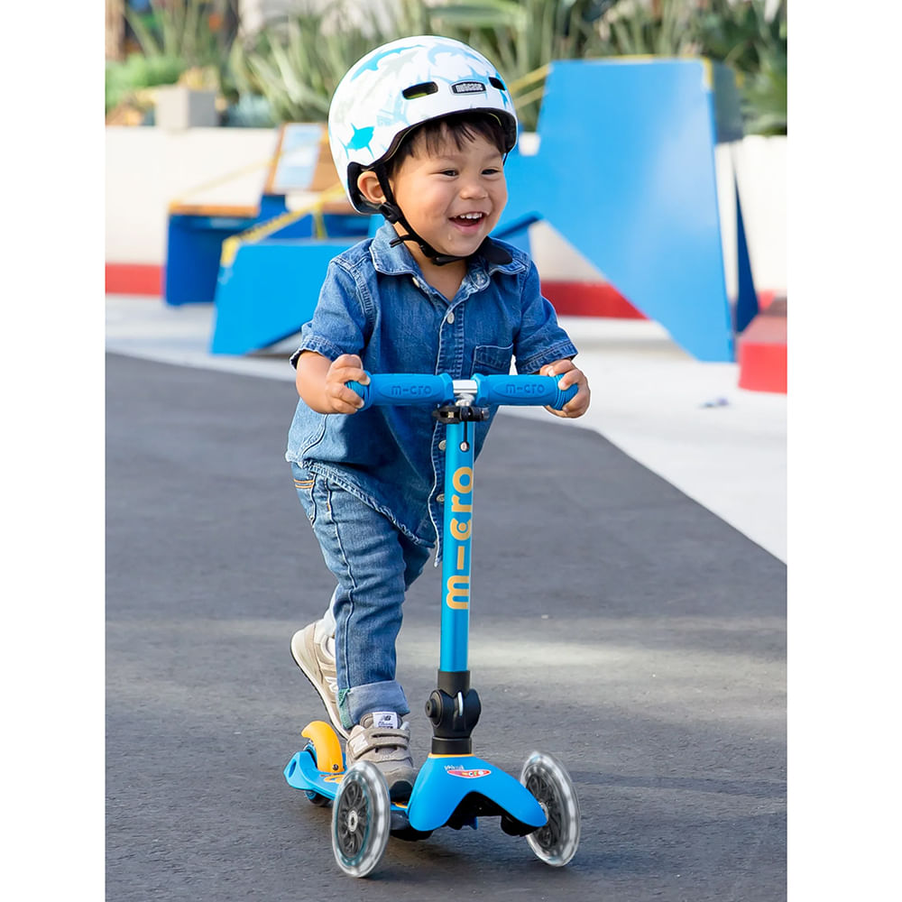 MINI FOLDABLE LED SCOOTR | OCEAN BLUE