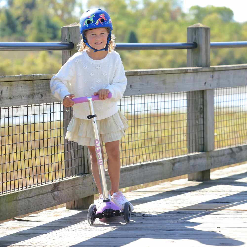 MAXI GLOW PLUS LED SCOOT | PURPLE