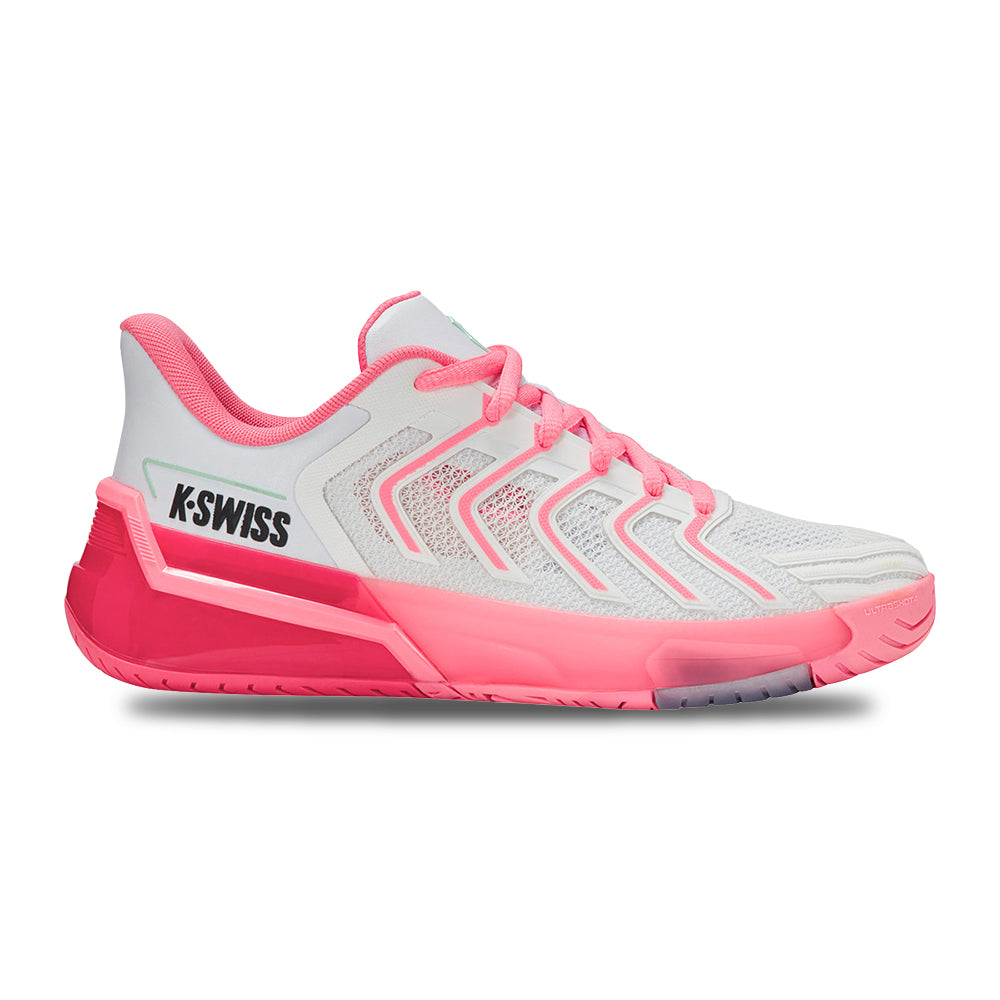 K-Swiss Womens Ultra Shot 4 Tennis Shoes in White Color