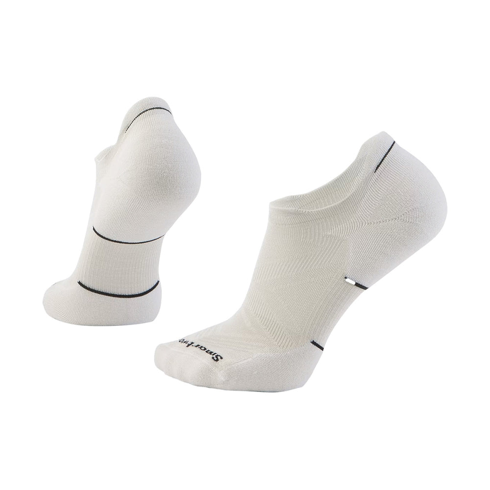 Smartwool Unisex Run Targeted Cushion Low Socks in White Color