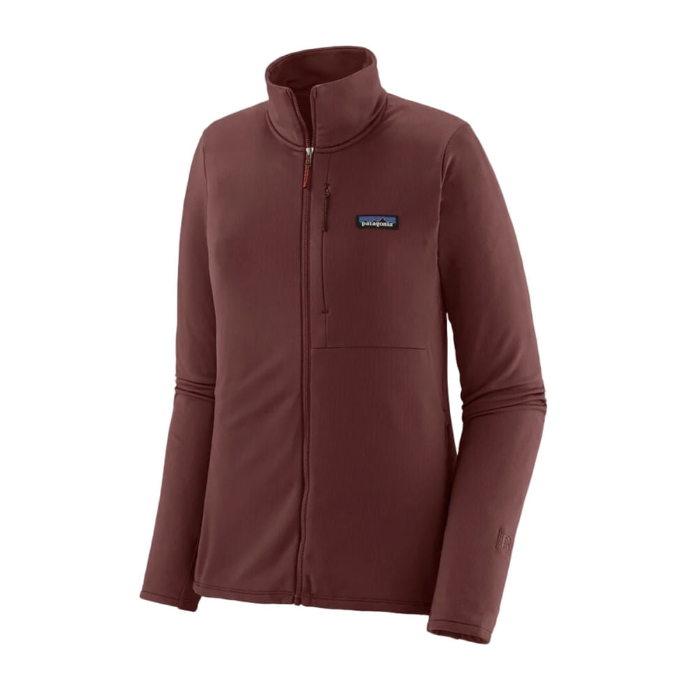 Patagonia Womens R1 Thermal Jacket | DARK RUBY – Paragon Sports