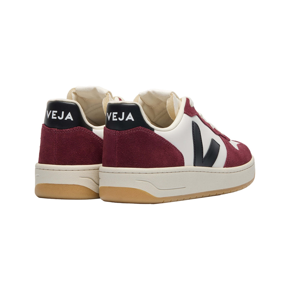 Veja Womens V-10 Sneakers in White Color
