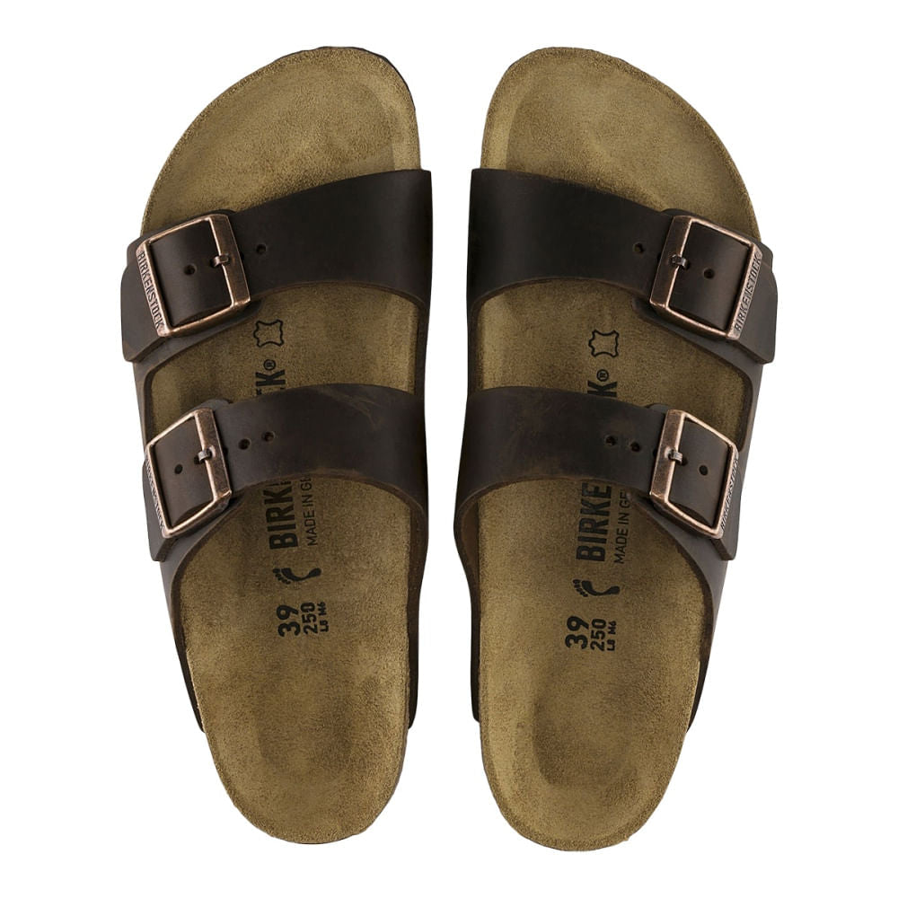 Birkenstock Unisex Arizona Soft Footbed Sandals in Brown Color