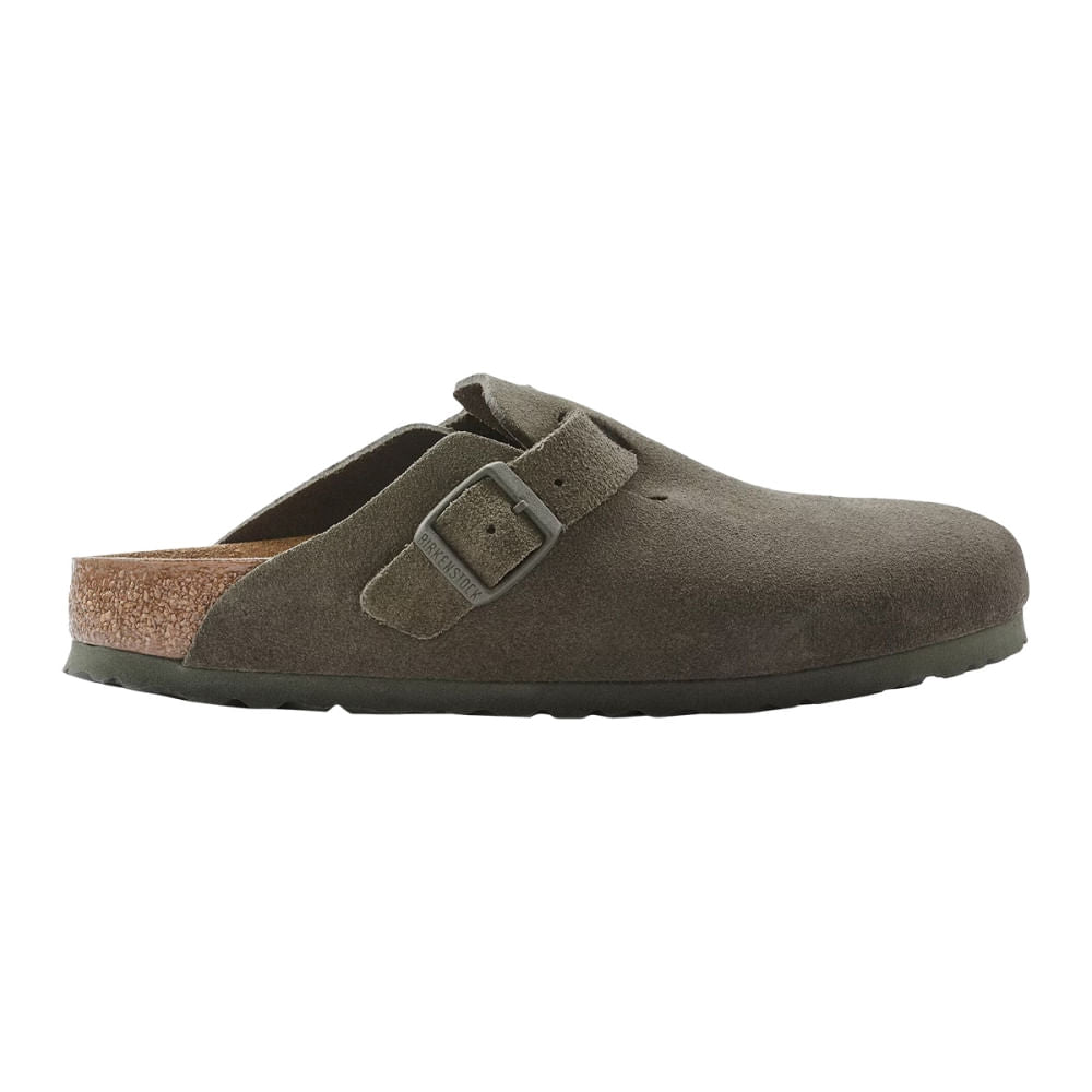 Birkenstock Mens Boston Water Shoes in Green Color