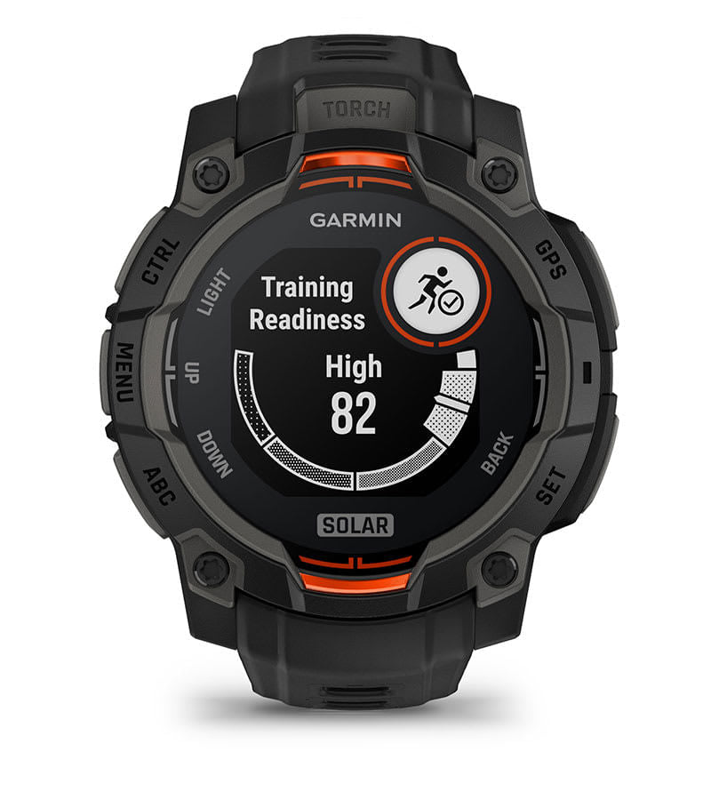 Garmin Unisex Instinct 3 50Mm Solar Bk Smart Watches in Grey Color