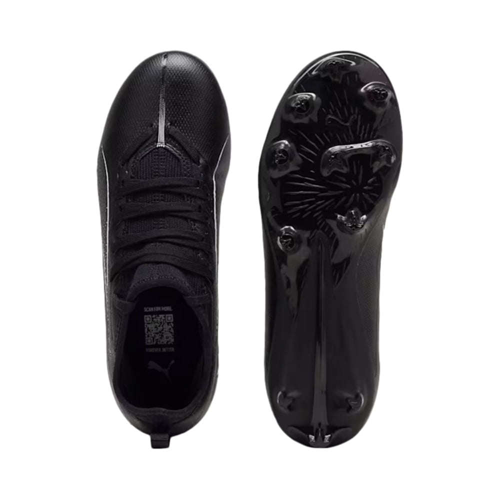 Puma Kids Ultra 5 Match FG/AG Soccer Cleats in Black Color