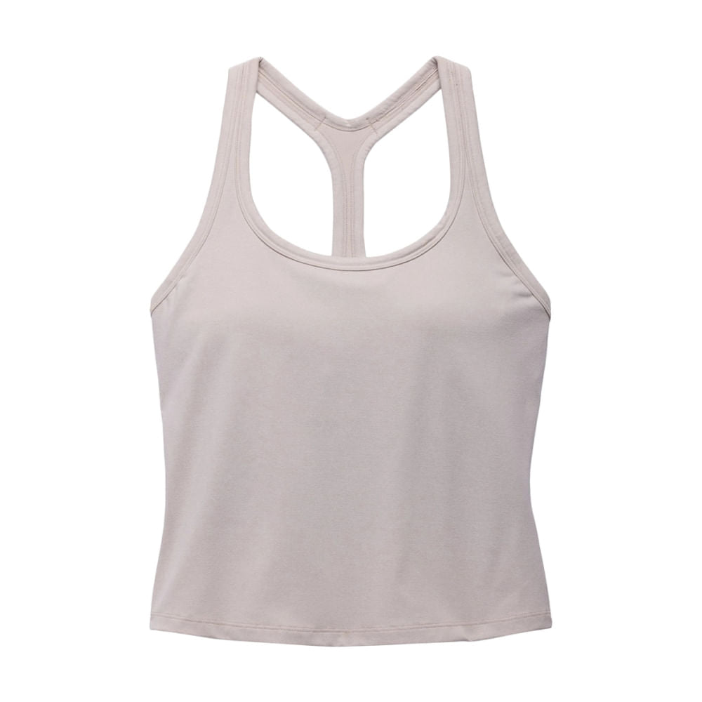 Prana Womens Heavana Racerback Tank Tops in White Color