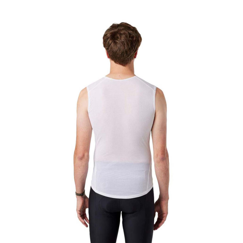 Pearl Izumi Mens Transfer Mesh SL Baselay Tops in White Color