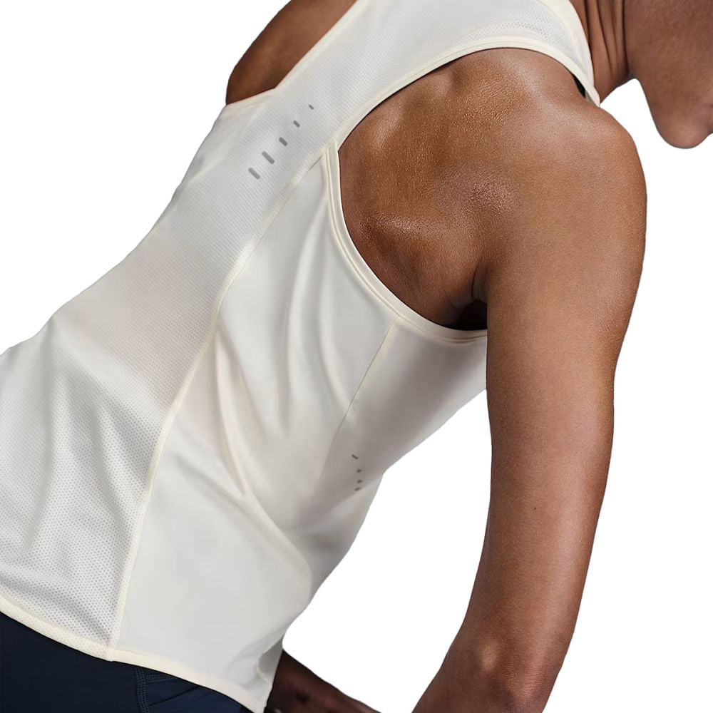 Nike Womens Nk Swift Df Tank Top in White Color