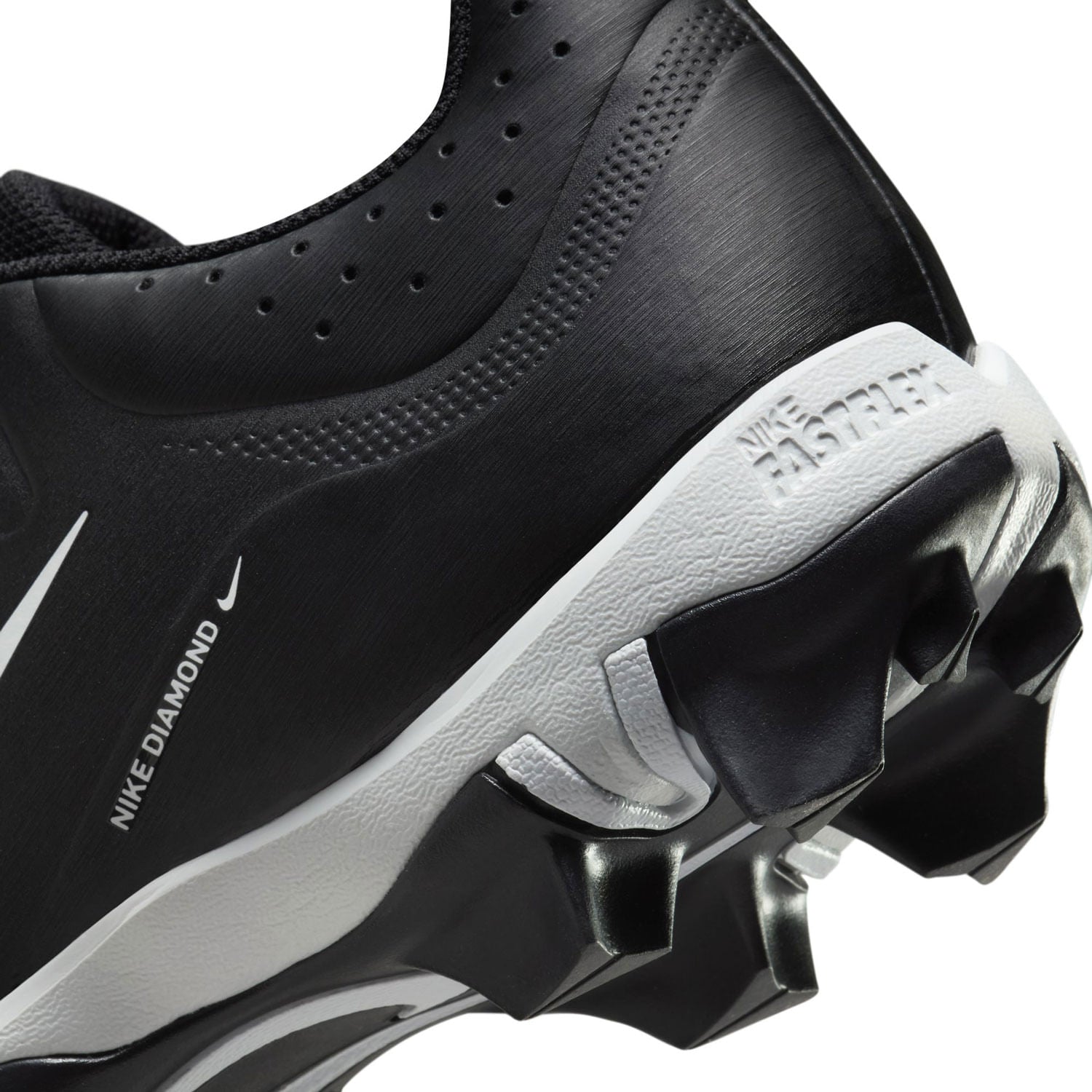 Nike Womens Hyperdiamond 4 Keystone Softball Cleats in Black Color