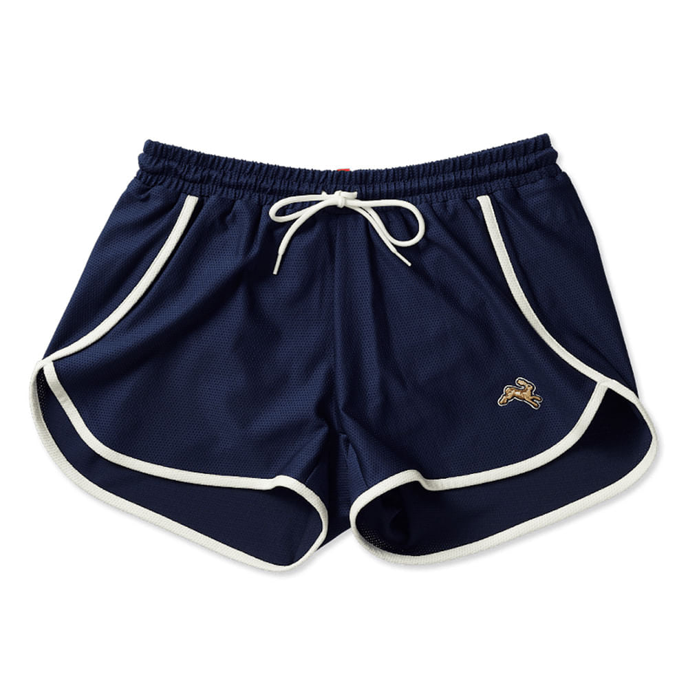 Tracksmith Womens Van Cortlandt Shorts in Blue Color