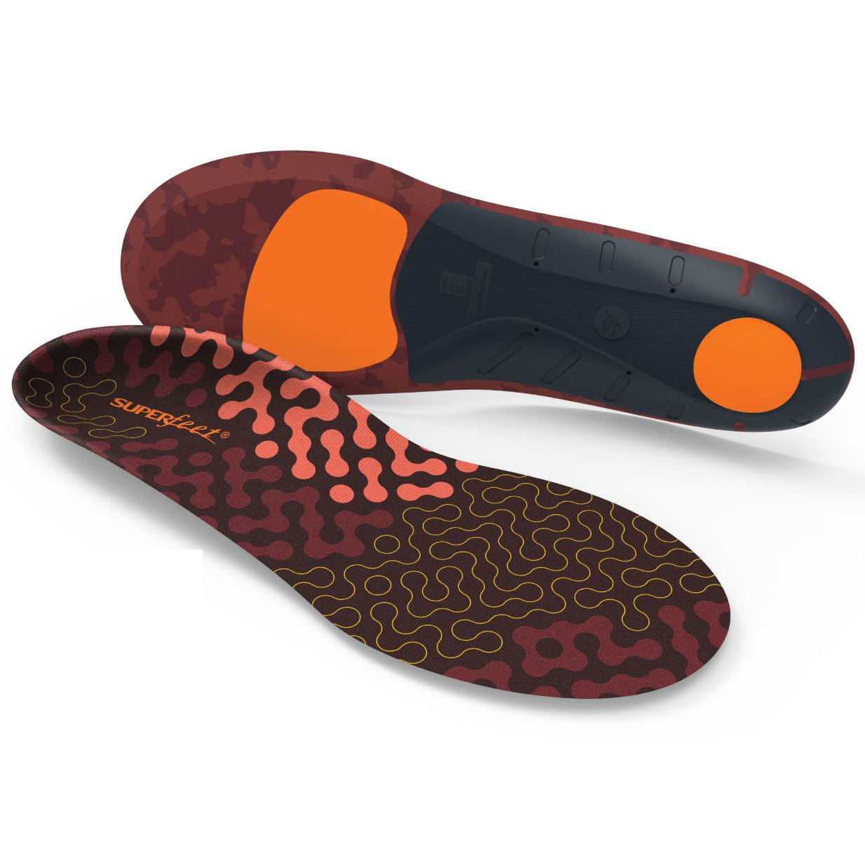 Superfeet Run Cushion Low Arch Insoles in No Color