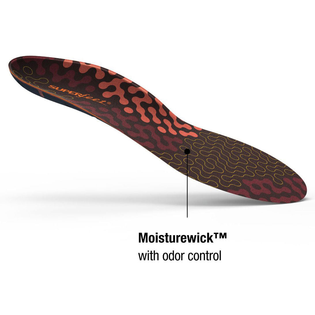 Superfeet Run Cushion Low Arch Insoles in No Color