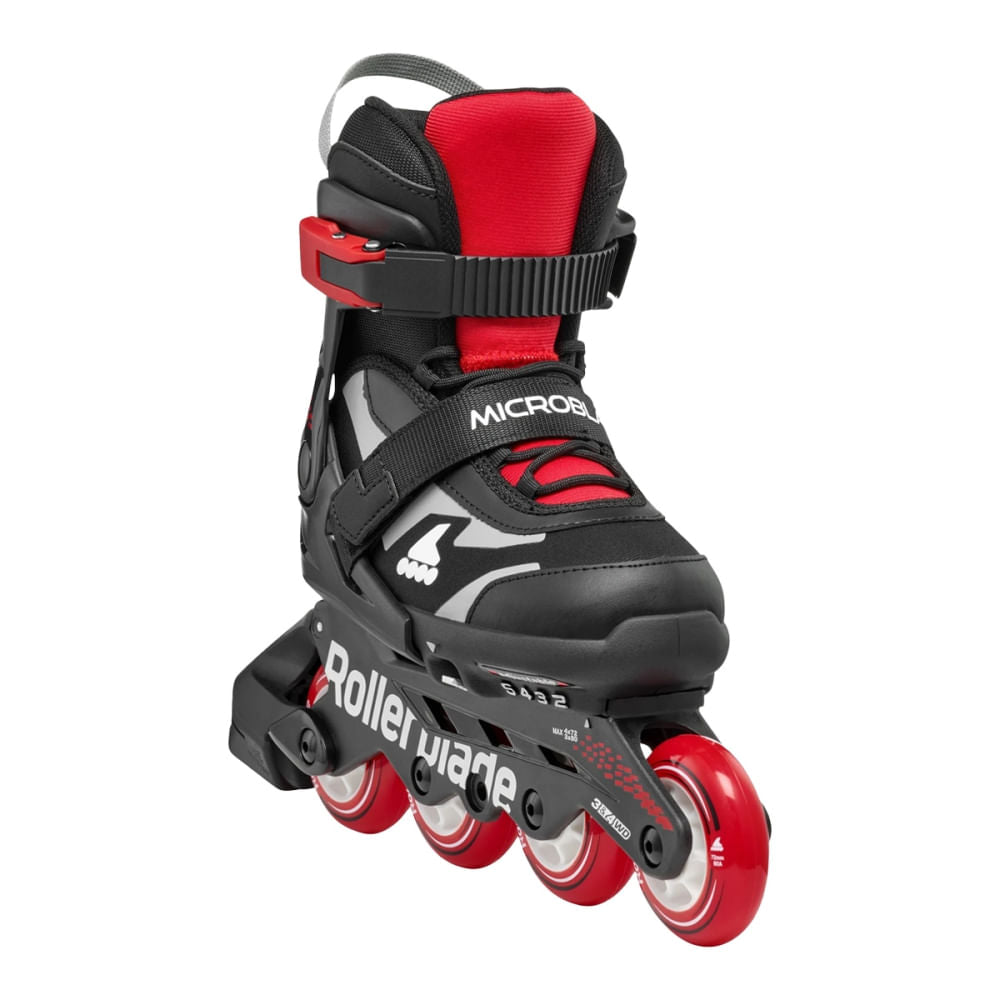 Rollerblade Kids Microblade Inline Skates in Black Color