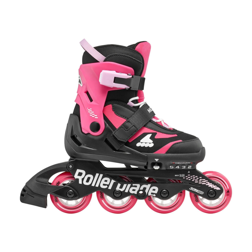 Rollerblade Kids Microblade G Inline Skates in Black Color