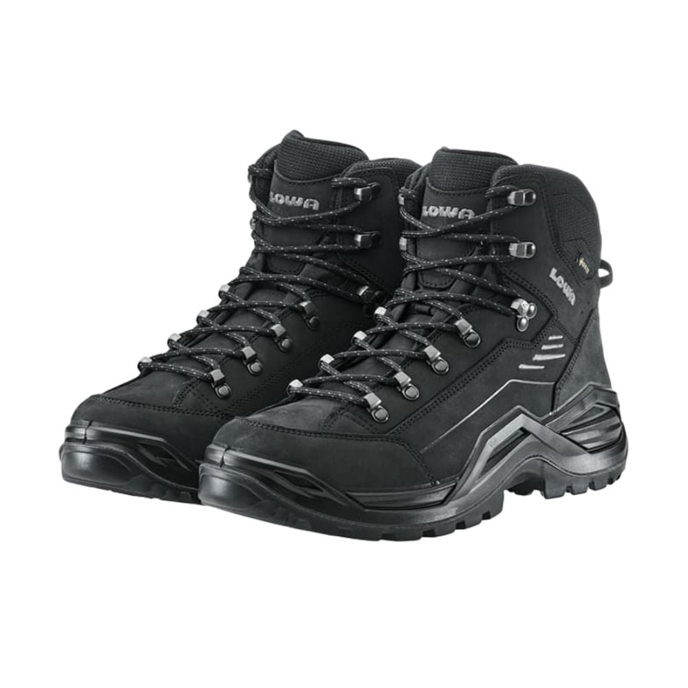 Lowa Mens Renegade Evo GORE-Tex Mid Boots in Black Color