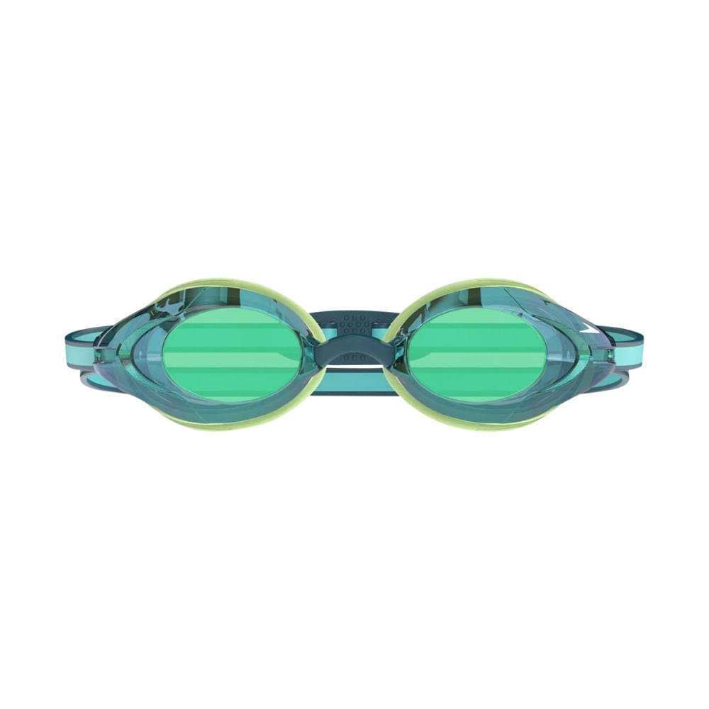Speedo Unisex Vanquisher 3.0 Mirrored Swimming Goggles in Green Color