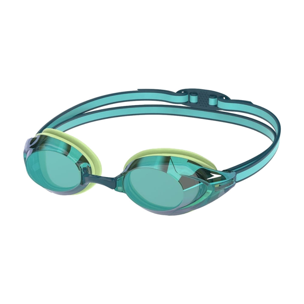 Speedo Unisex Vanquisher 3.0 Mirrored Swimming Goggles in Green Color