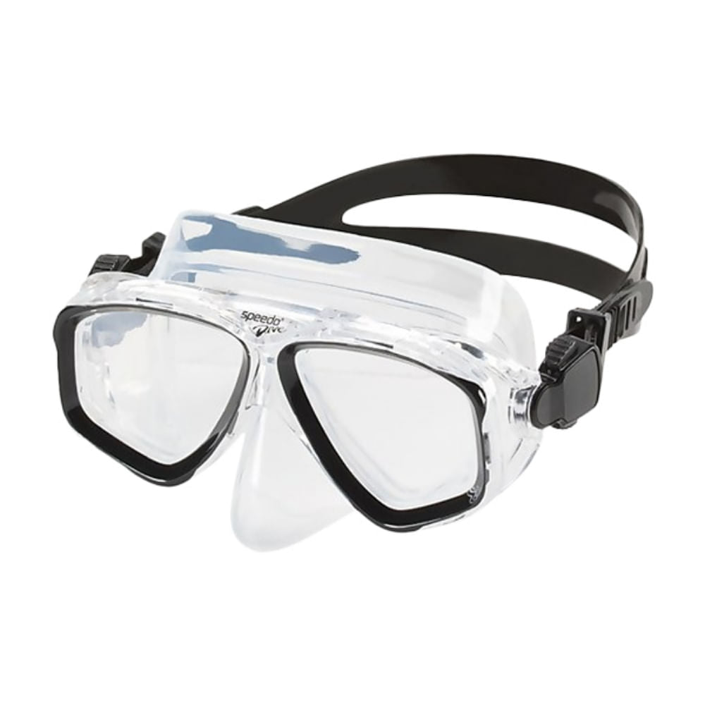 Speedo Unisex Adventure Mask Swimming Goggles in Black Color