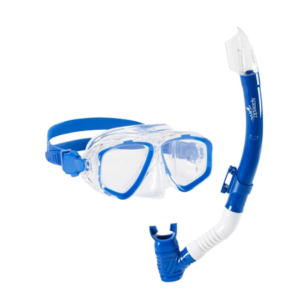 Speedo Kids Adventure Mask/Snorke Scuba Goggles in Blue Color