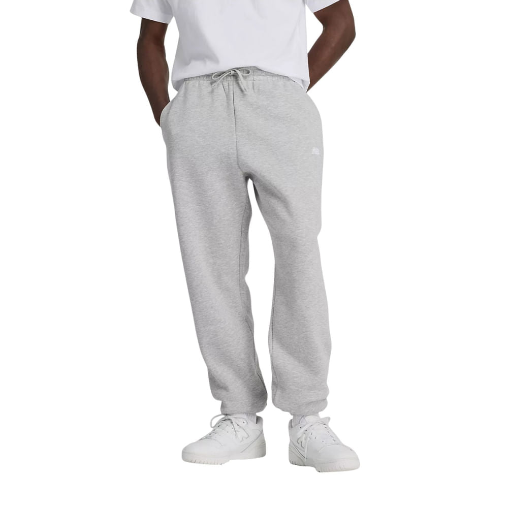 New Balance Mens Se Fleece Jogger Pants in Grey Color